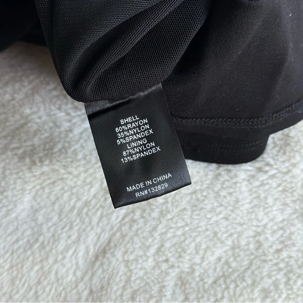 NBD NWT Adley Black One Shoulder Cut Out Midi Dress L